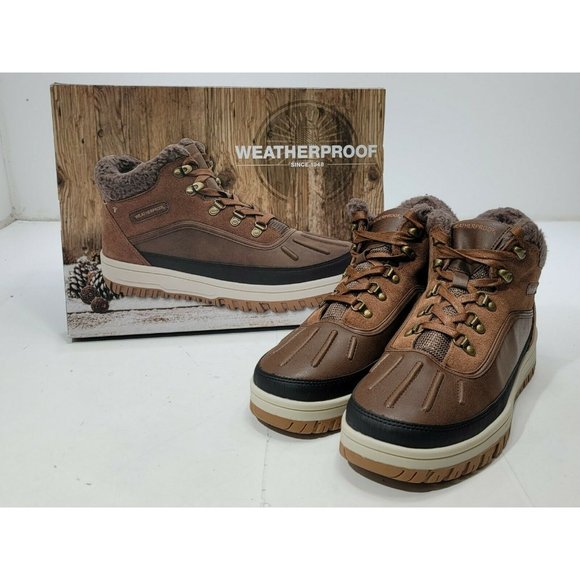 weatherproof sneaker boot